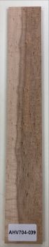 Fretboard Bird's Eye Maple white-brown 500x74x9mm Unique Piece #039